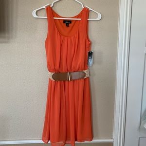 NWT BCX sleeveless dress with belt